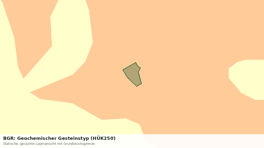 Statische Kartenansicht: BGR: Geochemischer Gesteinstyp (HÜK250)