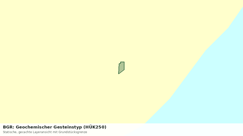 Statische Kartenansicht: BGR: Geochemischer Gesteinstyp (HÜK250)
