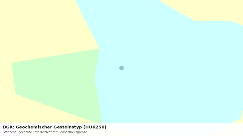 Statische Kartenansicht: BGR: Geochemischer Gesteinstyp (HÜK250)