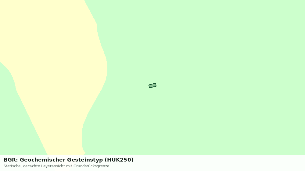 Statische Kartenansicht: BGR: Geochemischer Gesteinstyp (HÜK250)