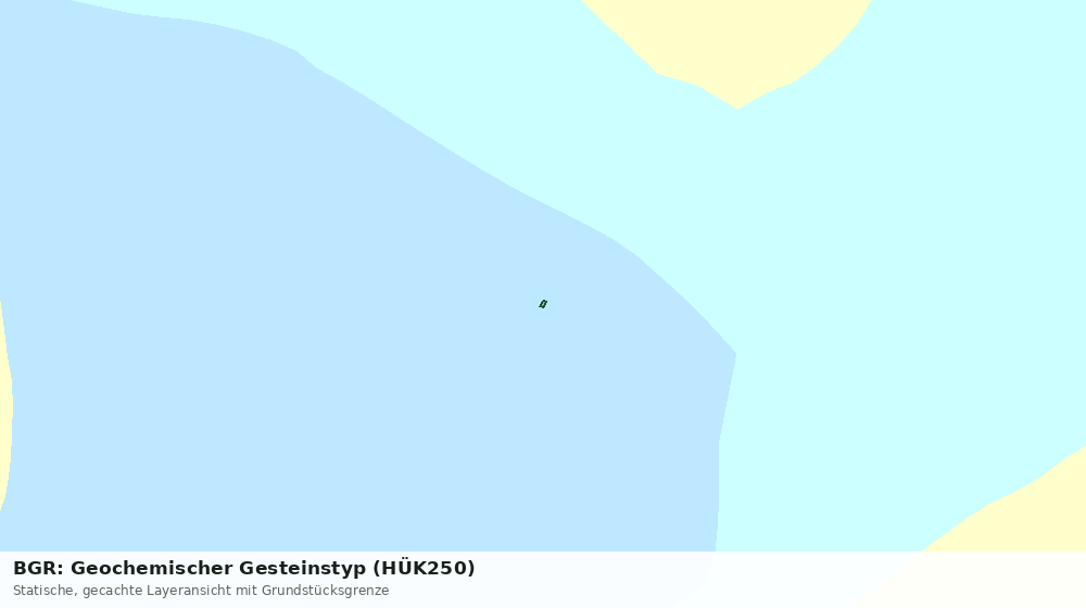 Statische Kartenansicht: BGR: Geochemischer Gesteinstyp (HÜK250)