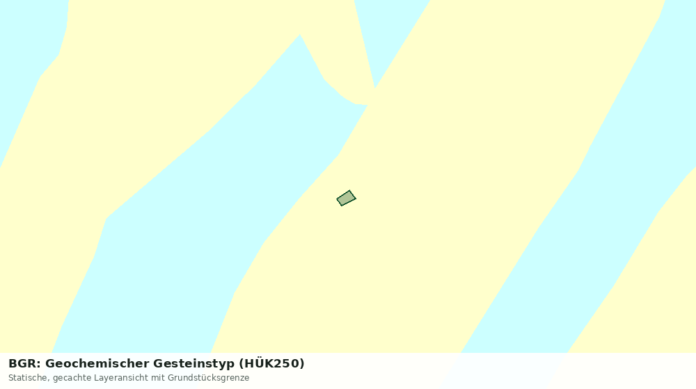 Statische Kartenansicht: BGR: Geochemischer Gesteinstyp (HÜK250)