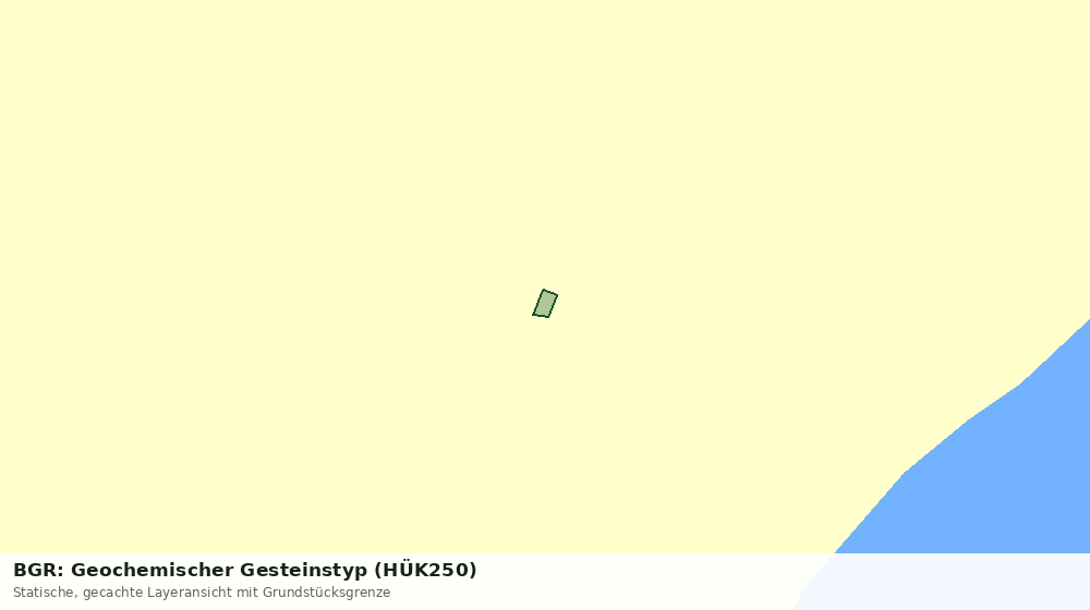 Statische Kartenansicht: BGR: Geochemischer Gesteinstyp (HÜK250)