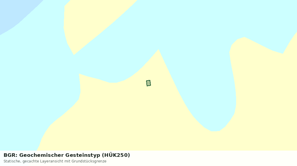 Statische Kartenansicht: BGR: Geochemischer Gesteinstyp (HÜK250)
