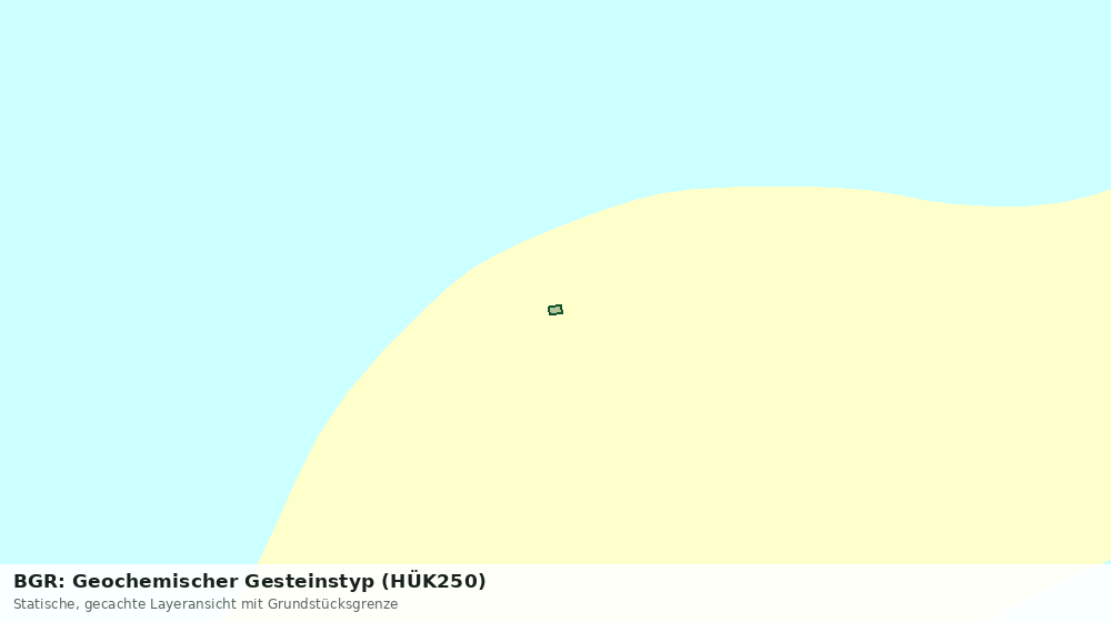 Statische Kartenansicht: BGR: Geochemischer Gesteinstyp (HÜK250)