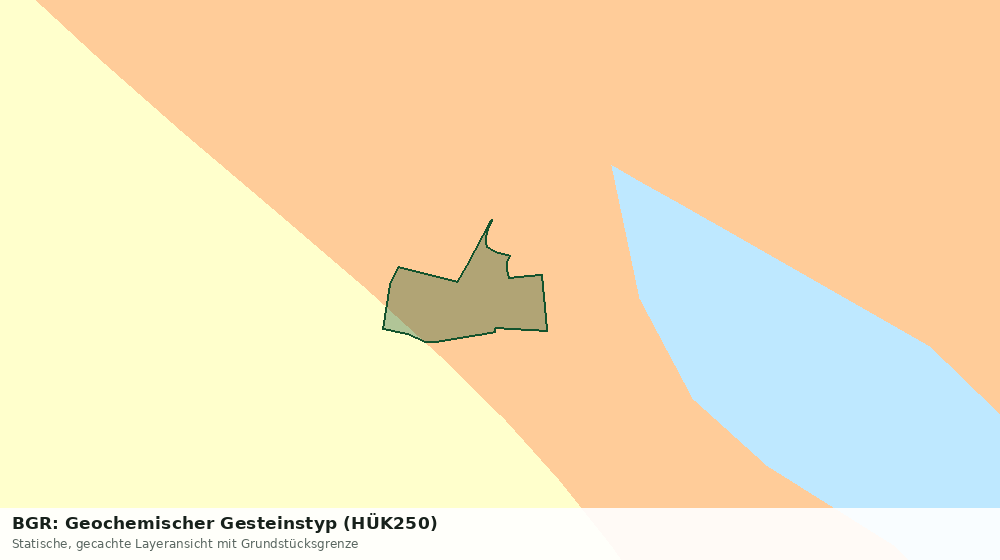 Statische Kartenansicht: BGR: Geochemischer Gesteinstyp (HÜK250)