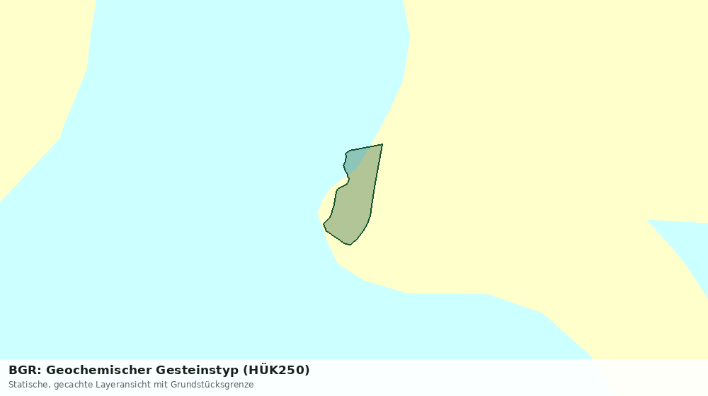 Statische Kartenansicht: BGR: Geochemischer Gesteinstyp (HÜK250)