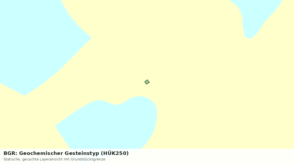 Statische Kartenansicht: BGR: Geochemischer Gesteinstyp (HÜK250)