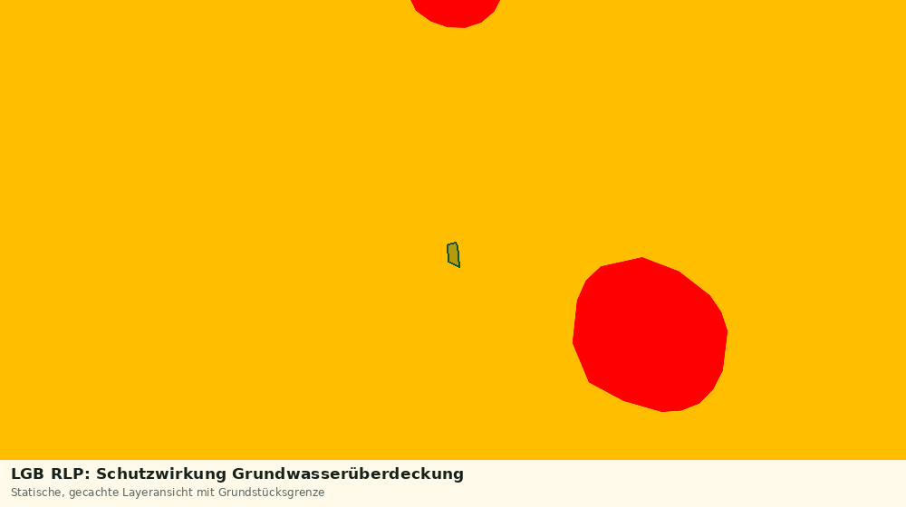Statische Kartenansicht: LGB RLP: Schutzwirkung Grundwasserüberdeckung