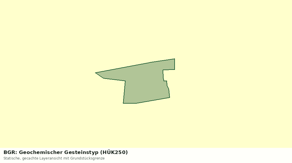 Statische Kartenansicht: BGR: Geochemischer Gesteinstyp (HÜK250)