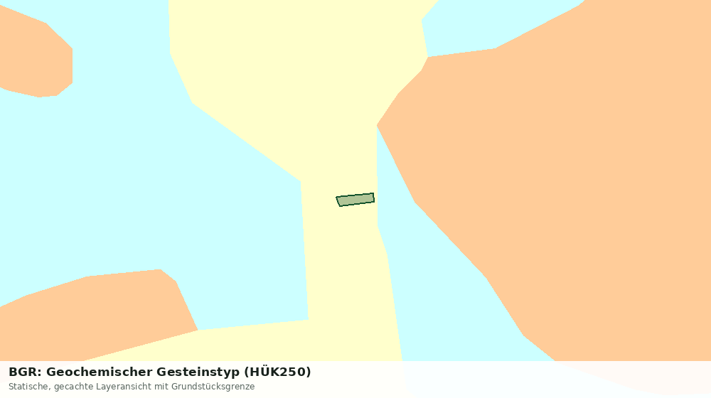 Statische Kartenansicht: BGR: Geochemischer Gesteinstyp (HÜK250)