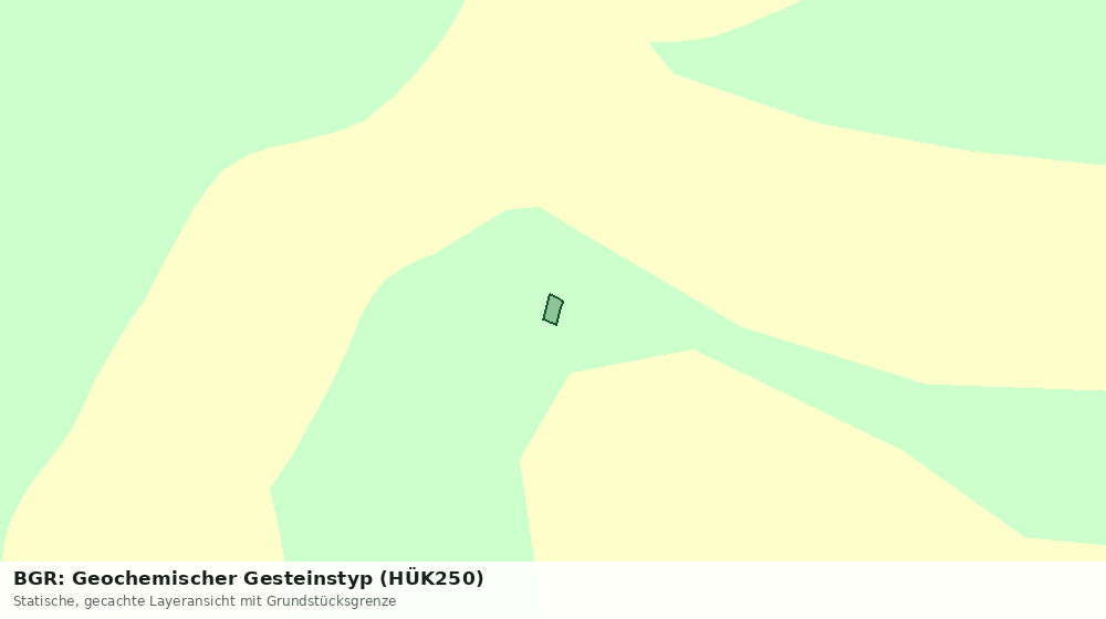 Statische Kartenansicht: BGR: Geochemischer Gesteinstyp (HÜK250)
