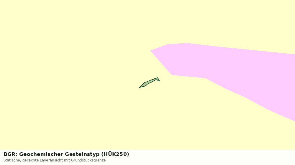 Statische Kartenansicht: BGR: Geochemischer Gesteinstyp (HÜK250)