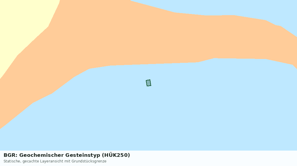 Statische Kartenansicht: BGR: Geochemischer Gesteinstyp (HÜK250)