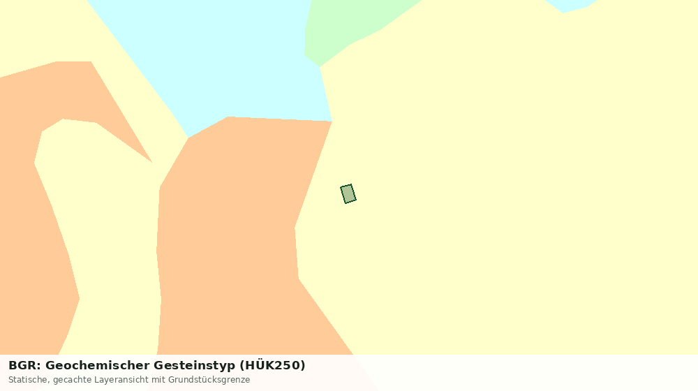 Statische Kartenansicht: BGR: Geochemischer Gesteinstyp (HÜK250)