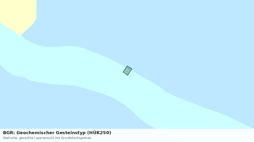 Statische Kartenansicht: BGR: Geochemischer Gesteinstyp (HÜK250)