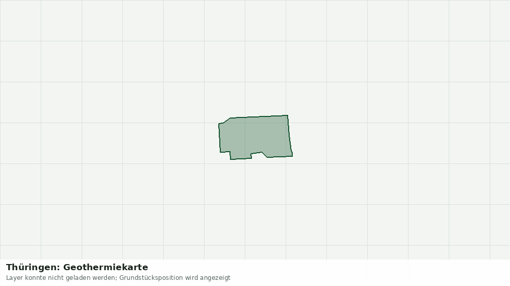 Statische Kartenansicht: Thüringen: Geothermiekarte