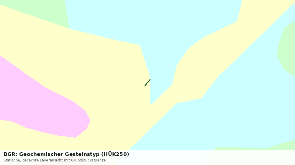Statische Kartenansicht: BGR: Geochemischer Gesteinstyp (HÜK250)