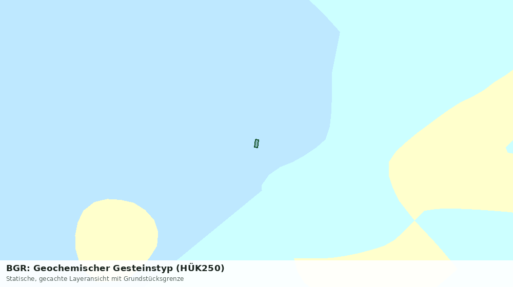Statische Kartenansicht: BGR: Geochemischer Gesteinstyp (HÜK250)