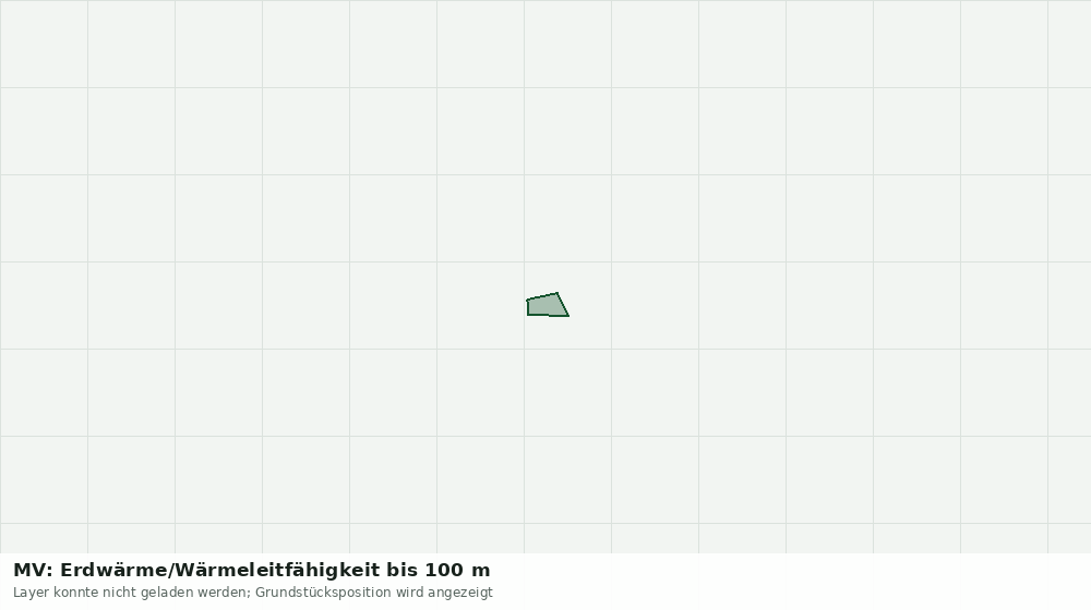 Statische Kartenansicht: MV: Erdwärme/Wärmeleitfähigkeit bis 100 m