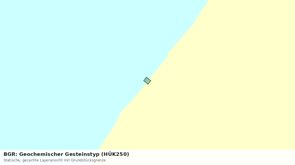 Statische Kartenansicht: BGR: Geochemischer Gesteinstyp (HÜK250)