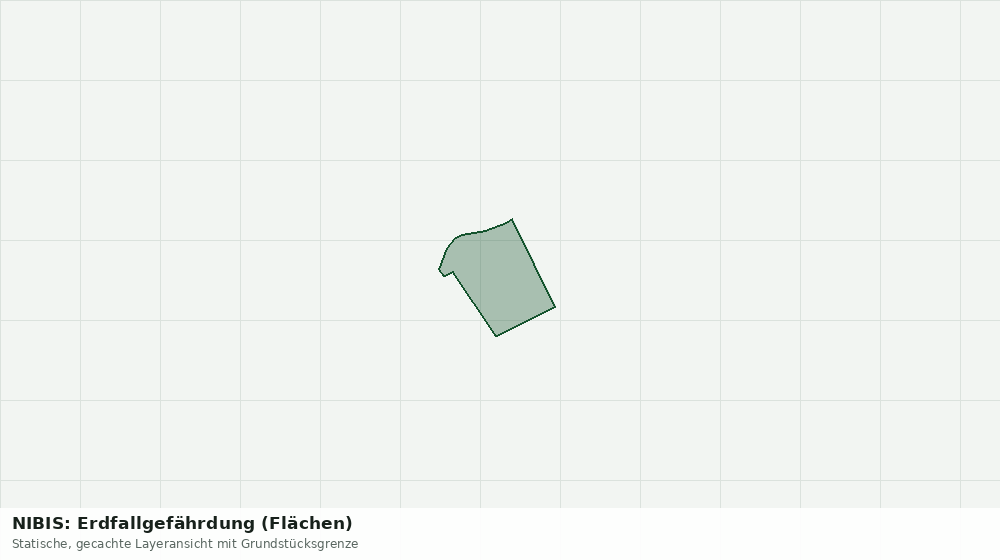 Statische Kartenansicht: NIBIS: Erdfallgefährdung (Flächen)