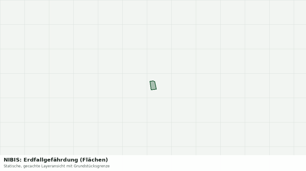 Statische Kartenansicht: NIBIS: Erdfallgefährdung (Flächen)