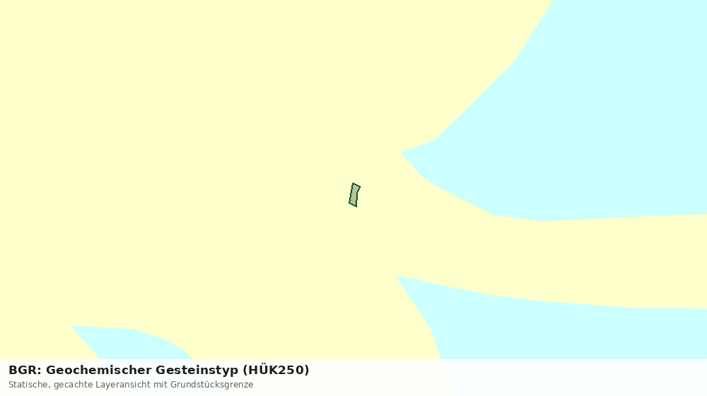 Statische Kartenansicht: BGR: Geochemischer Gesteinstyp (HÜK250)