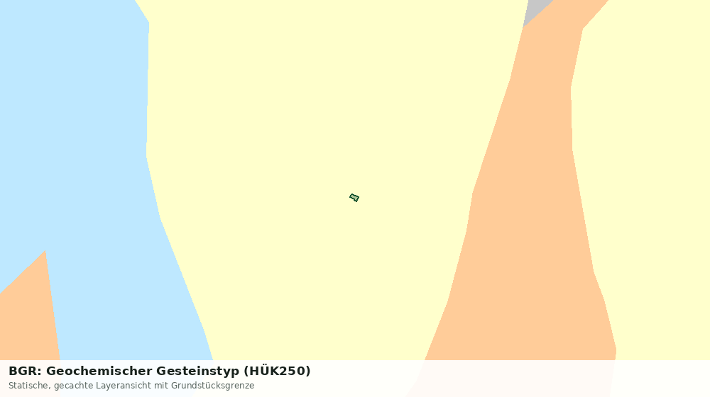 Statische Kartenansicht: BGR: Geochemischer Gesteinstyp (HÜK250)