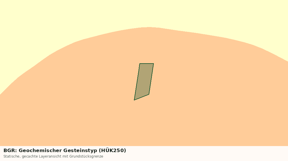 Statische Kartenansicht: BGR: Geochemischer Gesteinstyp (HÜK250)