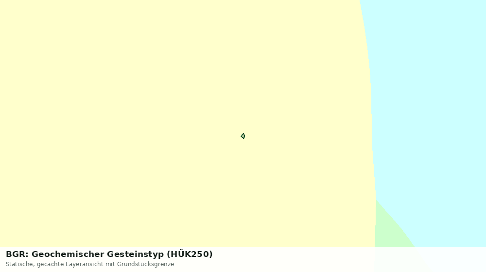 Statische Kartenansicht: BGR: Geochemischer Gesteinstyp (HÜK250)