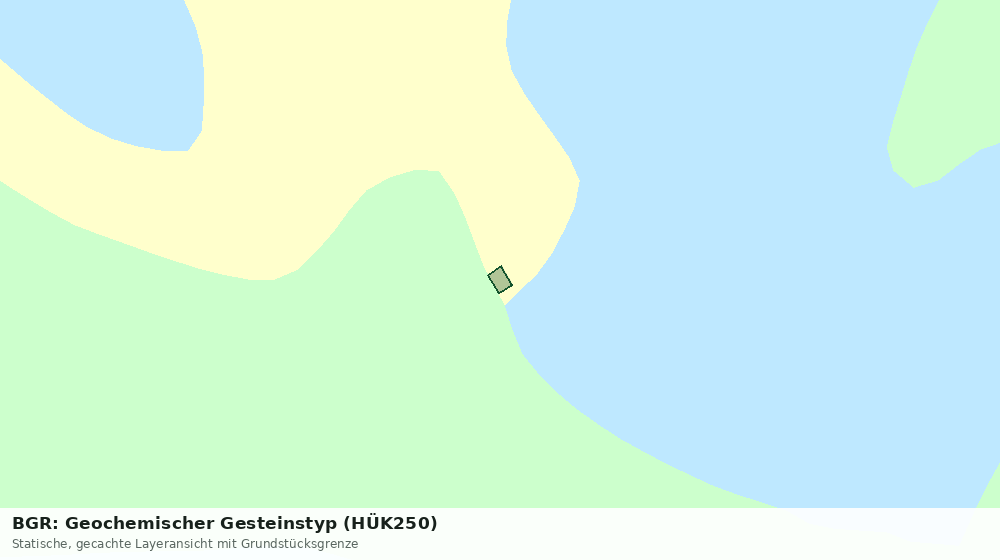 Statische Kartenansicht: BGR: Geochemischer Gesteinstyp (HÜK250)
