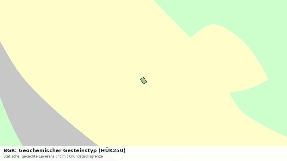 Statische Kartenansicht: BGR: Geochemischer Gesteinstyp (HÜK250)
