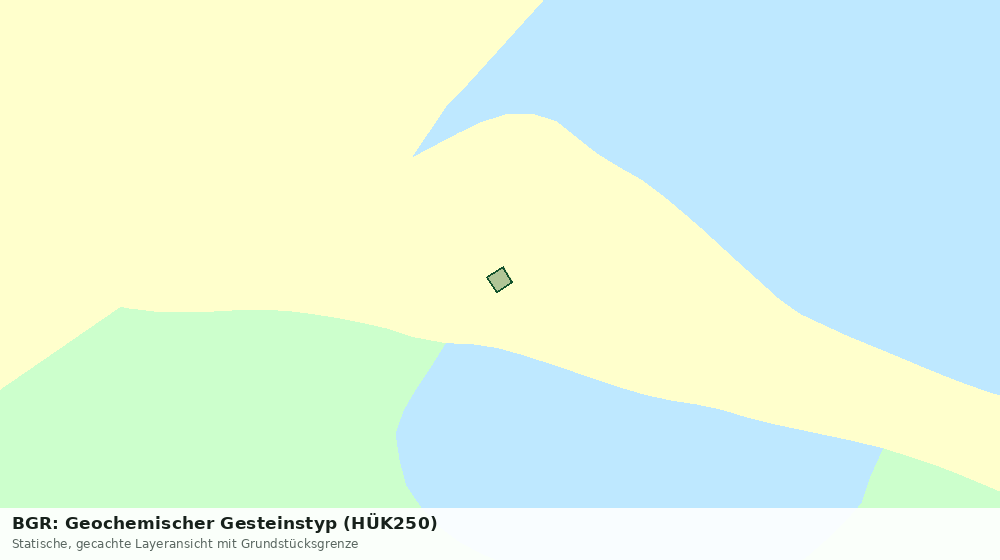 Statische Kartenansicht: BGR: Geochemischer Gesteinstyp (HÜK250)