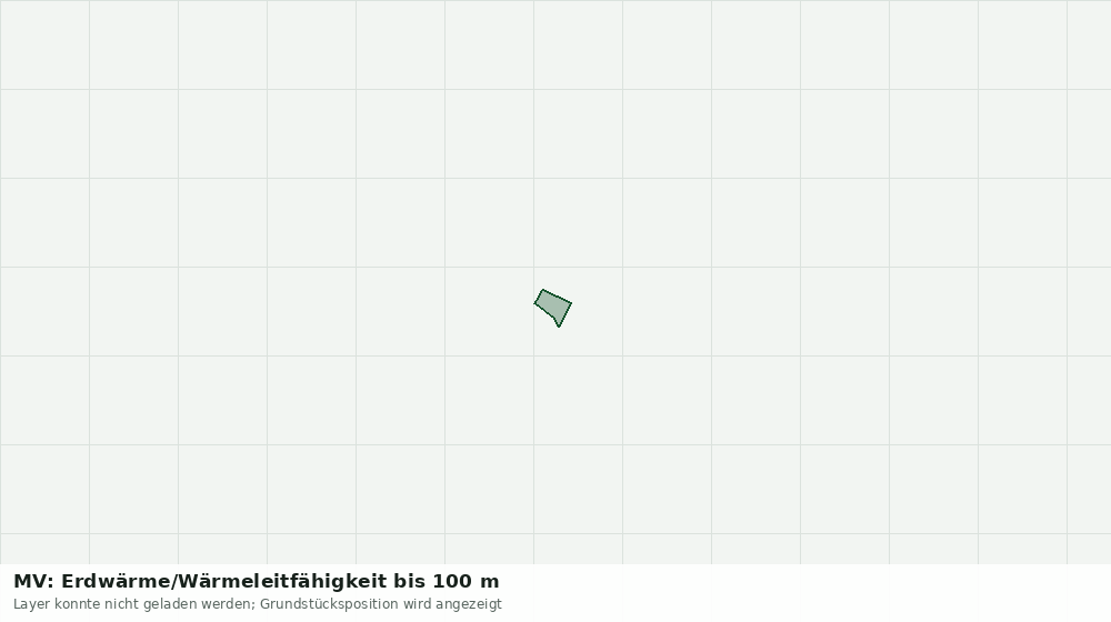 Statische Kartenansicht: MV: Erdwärme/Wärmeleitfähigkeit bis 100 m