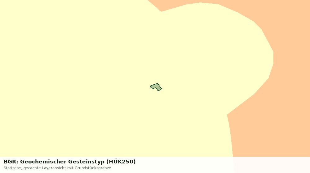 Statische Kartenansicht: BGR: Geochemischer Gesteinstyp (HÜK250)