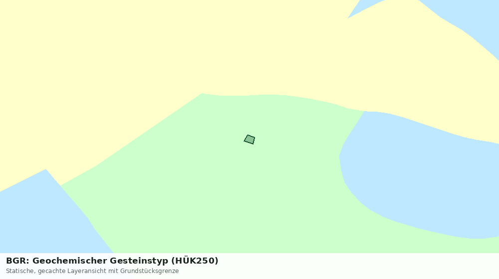 Statische Kartenansicht: BGR: Geochemischer Gesteinstyp (HÜK250)