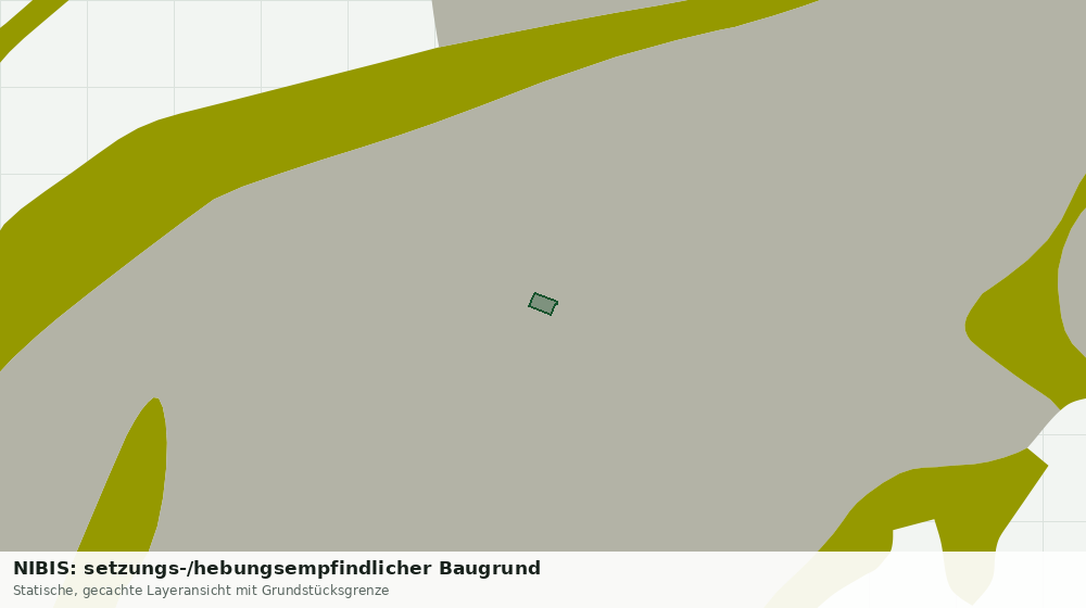 Statische Kartenansicht: NIBIS: setzungs-/hebungsempfindlicher Baugrund