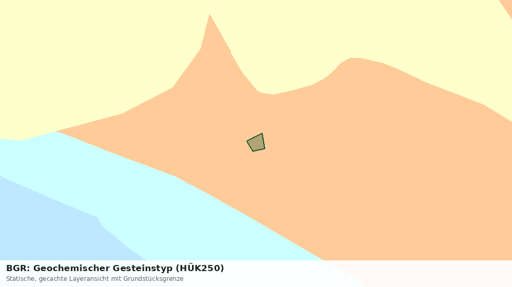 Statische Kartenansicht: BGR: Geochemischer Gesteinstyp (HÜK250)