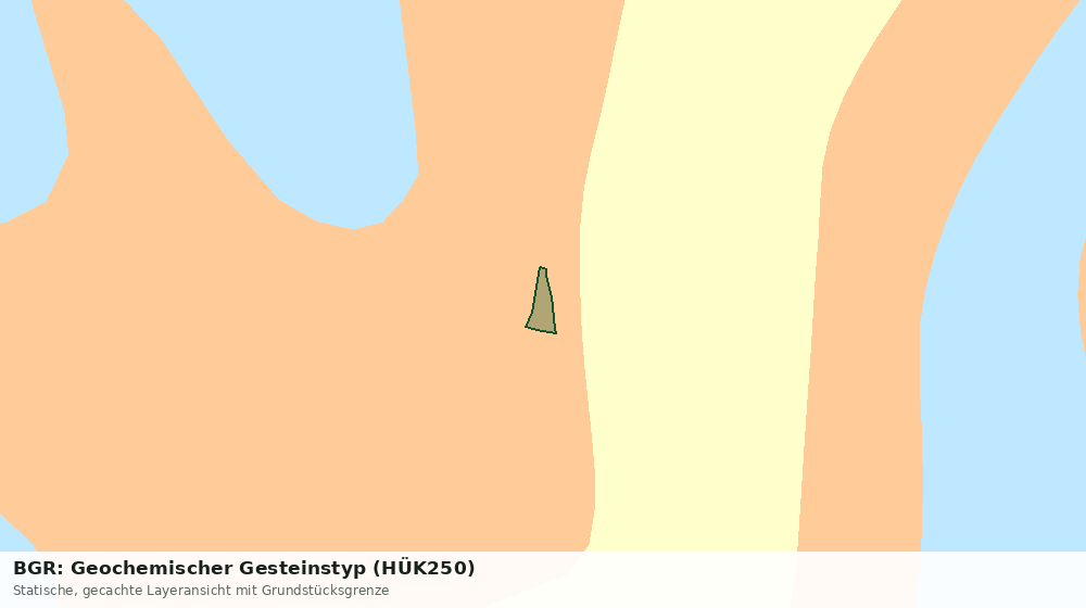 Statische Kartenansicht: BGR: Geochemischer Gesteinstyp (HÜK250)