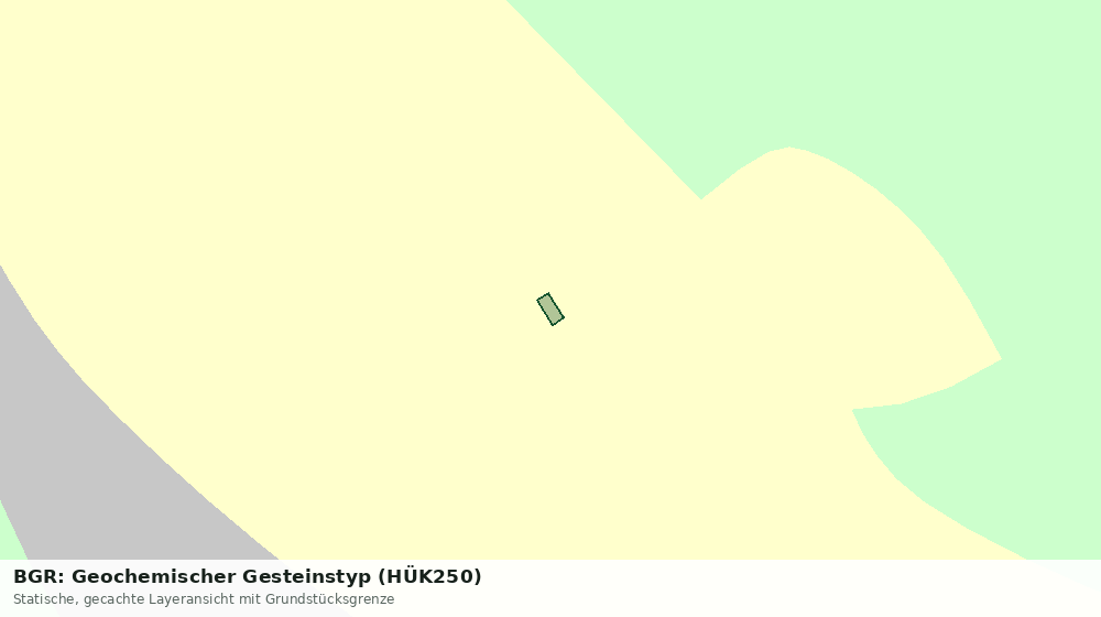 Statische Kartenansicht: BGR: Geochemischer Gesteinstyp (HÜK250)