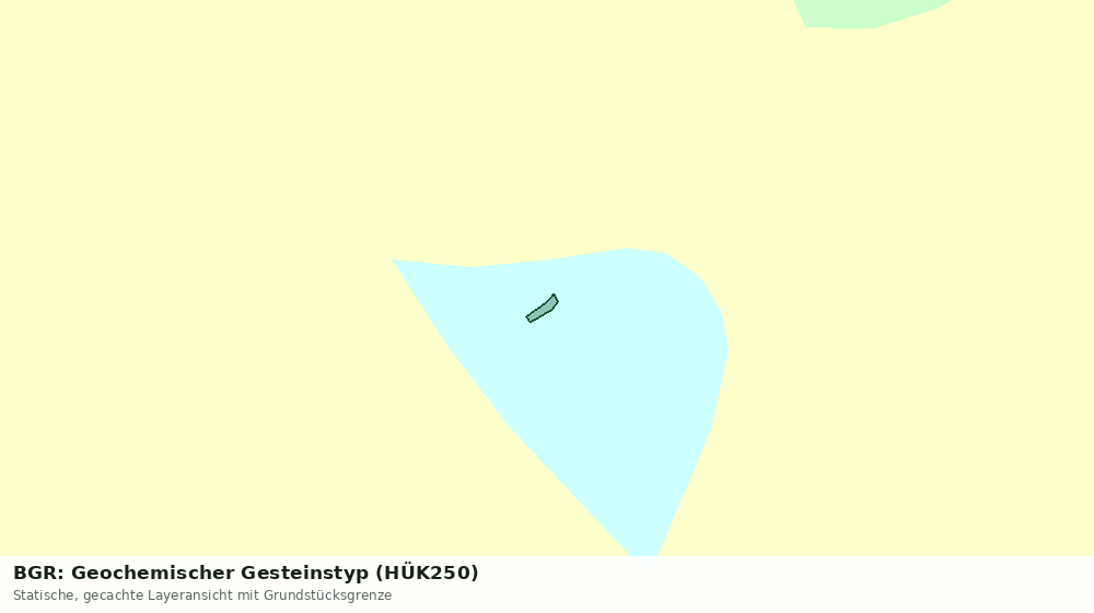 Statische Kartenansicht: BGR: Geochemischer Gesteinstyp (HÜK250)