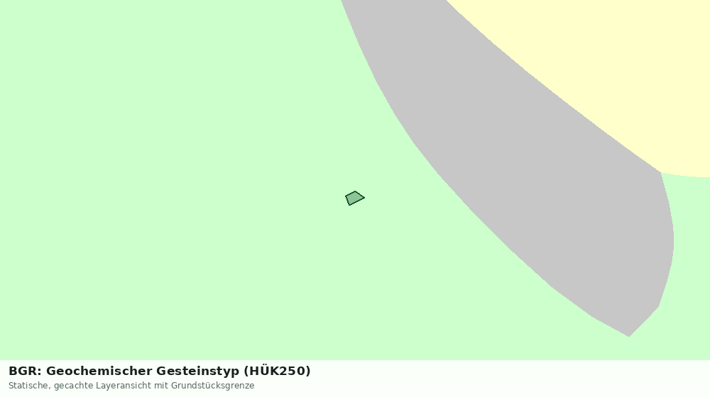 Statische Kartenansicht: BGR: Geochemischer Gesteinstyp (HÜK250)