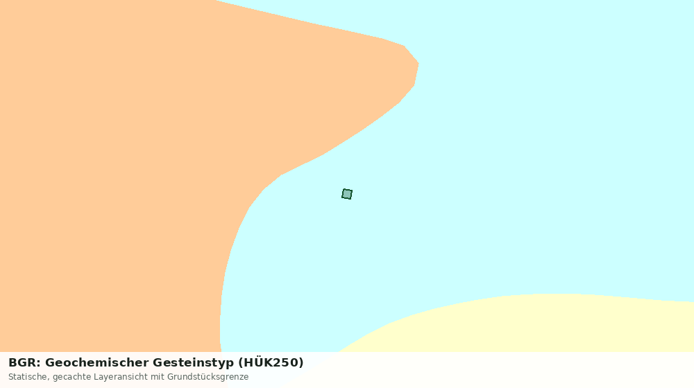 Statische Kartenansicht: BGR: Geochemischer Gesteinstyp (HÜK250)