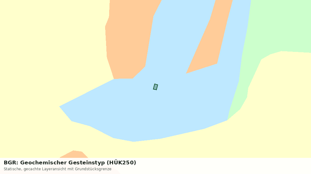 Statische Kartenansicht: BGR: Geochemischer Gesteinstyp (HÜK250)