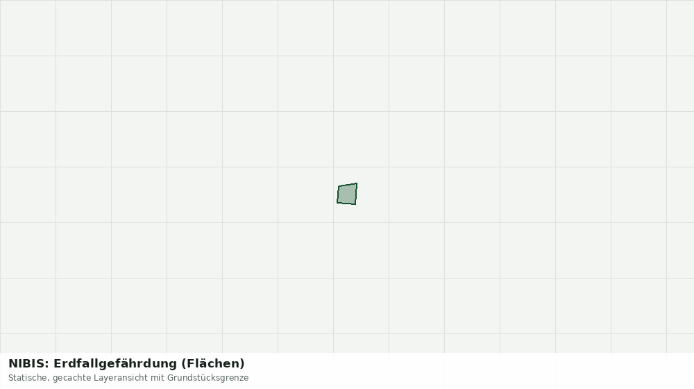 Statische Kartenansicht: NIBIS: Erdfallgefährdung (Flächen)