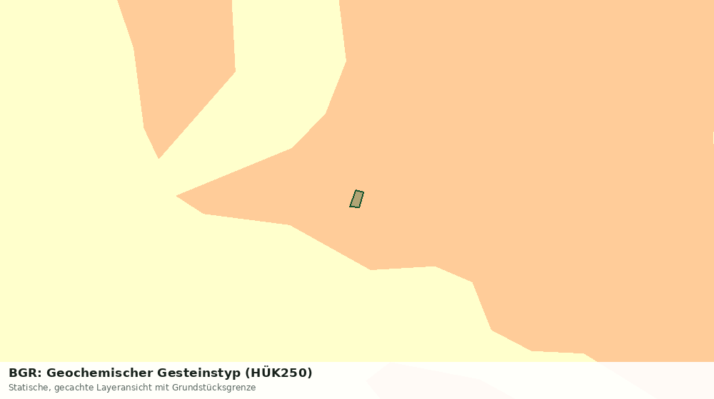 Statische Kartenansicht: BGR: Geochemischer Gesteinstyp (HÜK250)