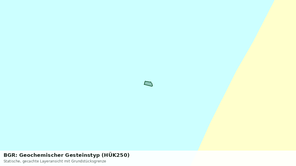 Statische Kartenansicht: BGR: Geochemischer Gesteinstyp (HÜK250)