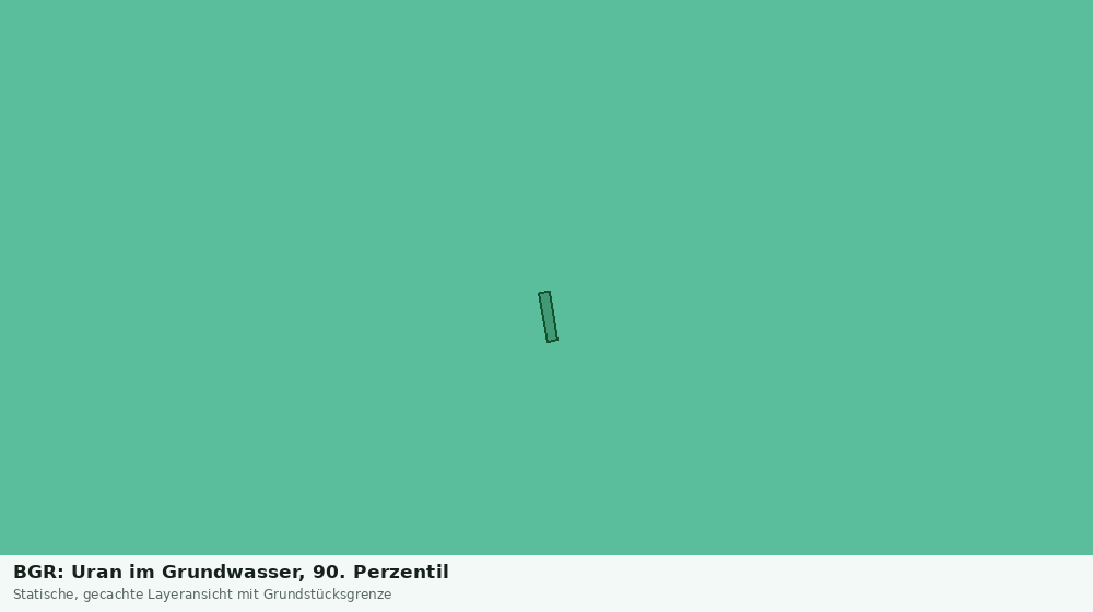 Statische Kartenansicht: BGR: Uran im Grundwasser, 90. Perzentil