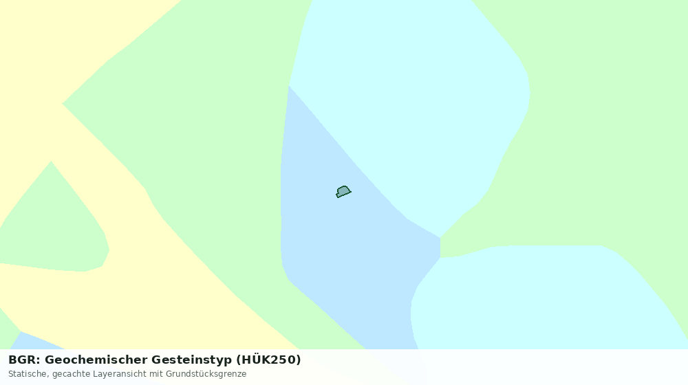 Statische Kartenansicht: BGR: Geochemischer Gesteinstyp (HÜK250)